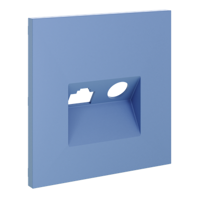 VLS002715 Накладка для розетки TV+RJ45 кат. 6, S70 (деним). (ТМ Maytoni)