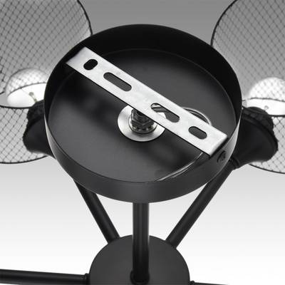 8238/6C COUNTY LN25 258 черный металл Люстра потолочная Е27 6*60W 220V TIDINA