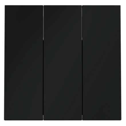 VLS000507 Клавиши для выключателя/переключателя трехклавишного, S70 (графит). (ТМ Maytoni)