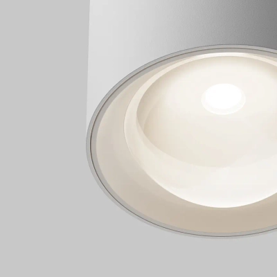 Потолочный светильник Линза / Lens 15 Вт 4000 К 70° IP44, C217CL-15W4K-W. TM Maytoni