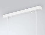 Светильник подвесной TR303242/4 WH/CH/CL/FR белый/хром/прозрачный/белый матовый E27*4 max 60W 870*120*780