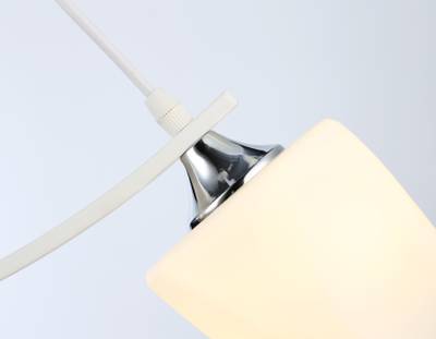 Светильник подвесной TR303154/2 WH/CH/FR белый/хром/белый матовый E27/2 max 40W 640*115*410