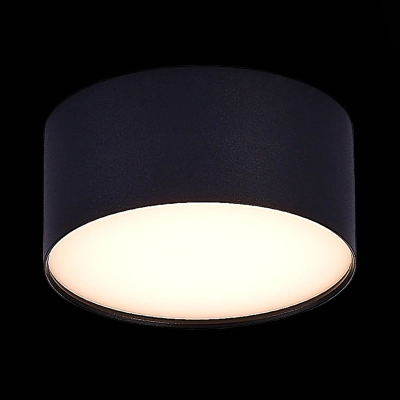 ST606.432.12 Светильник потолочный Черный LED 1*12W 3000K 1 080Lm Ra>85 120° IP20 D120xH55 185-265V