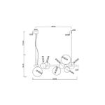 Подвесная люстра Arte Lamp VINCENT A7790SP-8GO, 8хG9