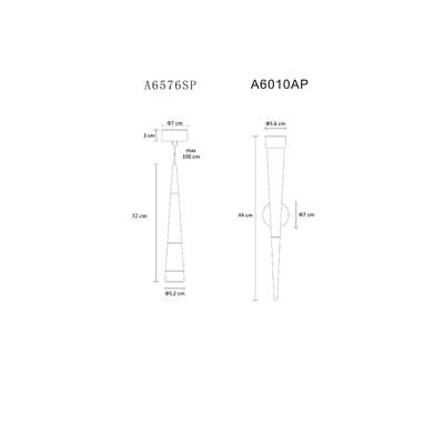 Подвесной светильник Arte Lamp SABIK A6576SP-1CC, 1хLED