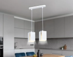 Светильник подвесной TN5131/2 WH белый E27/2 max 40W 260*80*1150