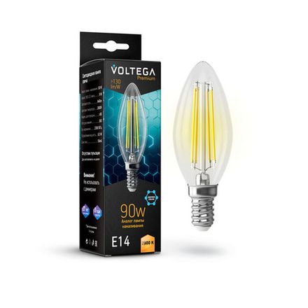 Светодиодная лампа Crystal Graphene Candle 9W 2800K E14, 7134. TM Maytoni