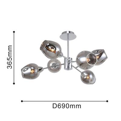 Потолочная люстра Tilda 2657-6U, 6*E14*40W. ТМ F-Promo