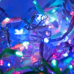 Гирлянда бахрома мульти 3*0,6м IP65 100-101, LED