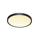 7662/24L MITRA LED SN 090 Светильник пластик/белый/черный LED 24Вт 3000/4000K D300 IP40 OMEGA BLACK