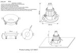Светильник встраиваемый Crystal Lux CLT 004C1 WH 1400/163