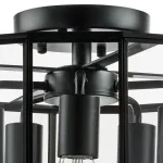 798257 Люстра GENNI 5х40W E27 ЧЕРНЫЙ МАТОВЫЙ/ПРОЗРАЧНЫЙ Lightstar