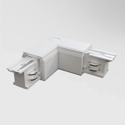 Коннектор угловой внутренний Trinity белый, TRA005CL-31W-R. TM Maytoni