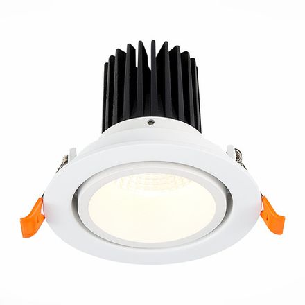 ST705.538.10 Св-к встр. Белый LED 1*10W 3000K 750Lm Ra&gt;90 38° IP20 D102xH85 170-240V