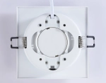 Светильник встраиваемый TN5230 WH/GD белый/золото GX53 max 12W 110*110*35