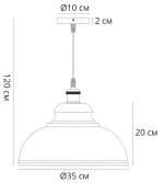 Подвесной светильник Arte Lamp CAPPELLO A7039SP-1BK, 1хE27