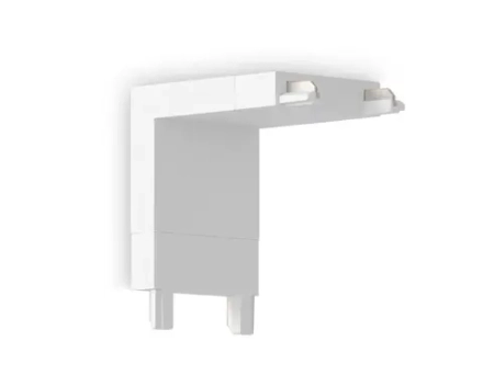 Коннектор угловой внутренний для накладного шинопровода Magnetic Ultra Slim GV1103 WH белый IP20 48V 26*26*26