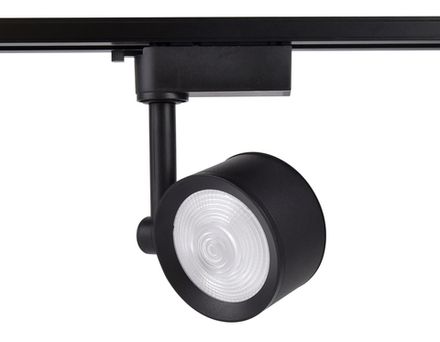 Трековый однофазный светодиодный светильник GL6392 BK черный LED 12W 4200K 24°