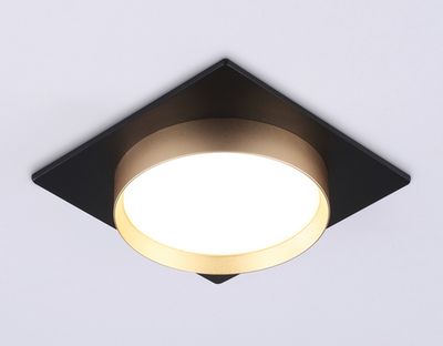 Светильник встраиваемый TN5232 BK/GD черный/золото GX53 max 12W 110*110*35