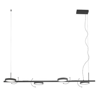 Светильник подвесной Crystal Lux CLT 027C4 L1000 BL 1400/271