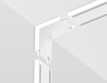 Коннектор угловой внутренний для накладного шинопровода Magnetic Ultra Slim GV1103 WH белый IP20 48V 26*26*26