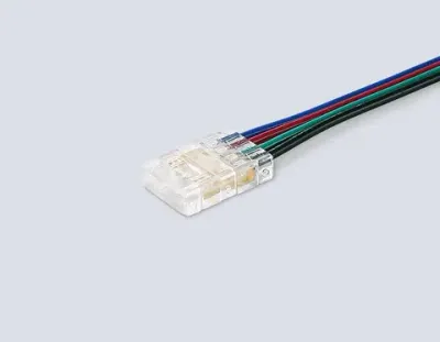 Соединитель гибкий односторонний COB RGB 12/24V для лент 10mm GS7411 (4 конт.) (5шт. в комплекте)