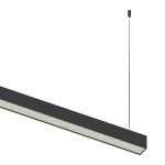 ST612.433.32 Светильник подвесной Черный LED 1*35W 3000K 698Lm Ra>80 120°IP20 L1120xW50xH60 180-220V
