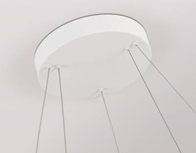 Светильник подвесной светодиодный FL5542/2+6 WH белый 90W 3000K/4200K/6400K D600/400*1300 (без ПДУ)