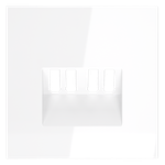 VLS001501 Накладка для розетки акустической 4-местной , S70 (белый глянцевый). (ТМ Maytoni)