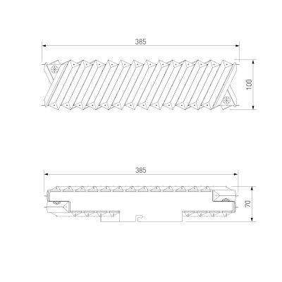 Светодиодный настенный светильник с хрусталем 101005 LED никель хрусталь Strotskis, LED