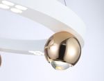 Светильник светодиодный подвесной FL5959 WH/GD белый/золото 4200K 32W D600*1200 (Без ПДУ)