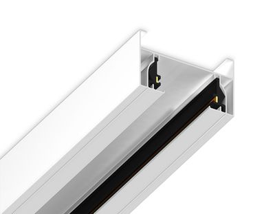 Шинопровод накладной однофазный Standard 220V GL7101 WH белый 1000*32.5*19.8 (ввод питания, 1 заглушка, крепление в комплекте)