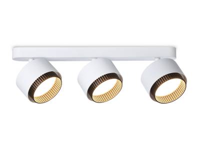 Светильник накладной TN71291/3 WH/BK белый/черный GX53/3 max 12W 400*95*137