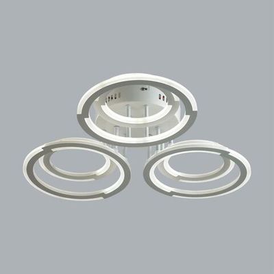 8028/80CL LEDIO LN25 247 белый/белый, металл/акрил Потолочный светильник с ПДУ LED 80W 3000-6000К 220V OSAKA