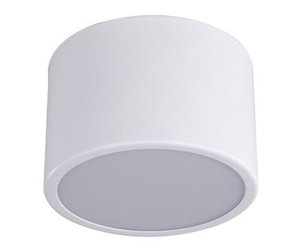 05510,01 Светильник Медина белый d10 h6,5 Led 8W (4000K)