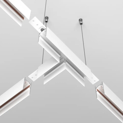 Коннектор Т-образный Exility накладной белый, TRA034CT-41W. TM Maytoni