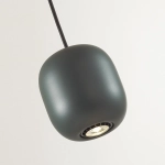 5060/1EA PENDANT ODL24 377 темн.зеленый/черный/металл Подвес GU10 LED 4W COCOON