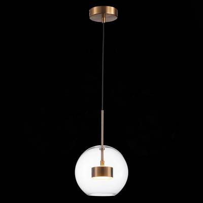 SL1133.233.01 Светильник подвесной ST-Luce Латунь/Прозрачный LED 1*14W 3000K