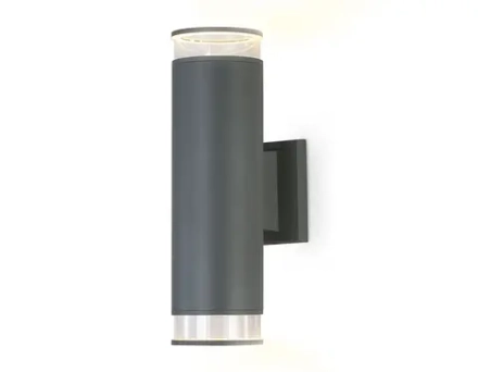 Светильник уличный настенный архитектурный ST3820/2 GR/CL серый/прозрачный IP54 GU10/2 max 35W 310*90*160