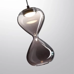 5092/4L PENDANT ODL25 357 черный/прозрачн/дымчатый градиент/металл/стекло Подвес LED 4W 4000K 388Лм GLESSI