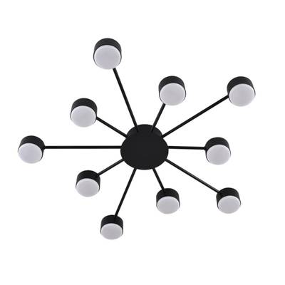 8344/10C COMFI черный, металл Люстра GX53 LED 10*7W 220V TORINA