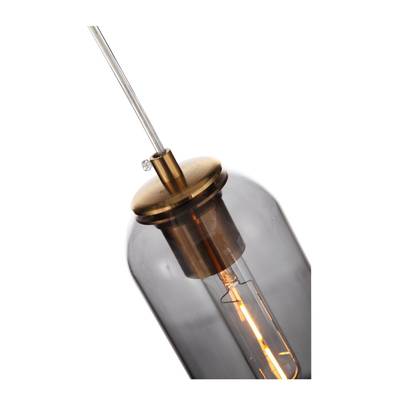 SL1145.343.01 Светильник подвесной ST-Luce Латунь/Дымчатый E27 1*60W