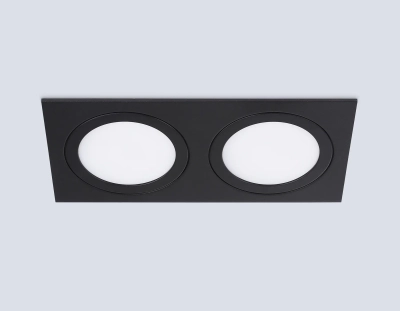 Светильник встраиваемый TN51827/2 BK черный GX53/2 max 15W 215*110*39