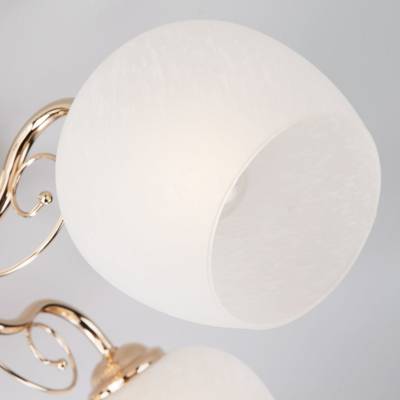 Потолочный светильник со стеклянными плафонами 30138/5 золото