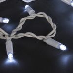 A-057B WT FLASH гирлянда светодиодная 5х0,6м 180LED в виде "бахрома", провод белый, морозостойк.