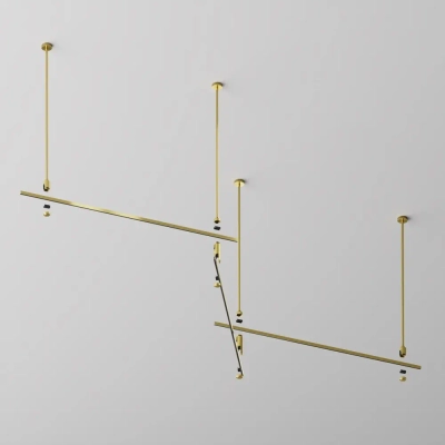 Шинопровод 1 м Flarity латунь, TRX154-111BS. TM Maytoni