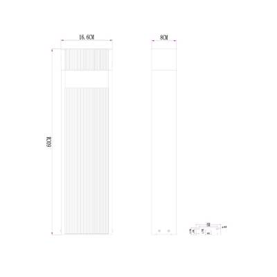 Ландшафтный светильник Arte Lamp ARNEB A2146PA-1BK, 1хLED