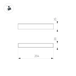 Светильник MAG-FLAT-25-L800-24W Day4000 (WH, 100 deg, 24V) (Arlight, IP20 Металл, 5 лет)
