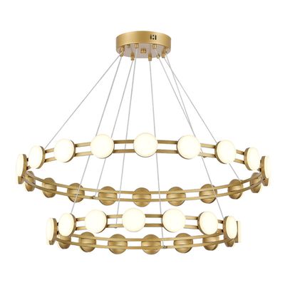 SL6610.203.36 Светильник подвесной ST-Luce золотистый/белый LED 1*70W 4000K