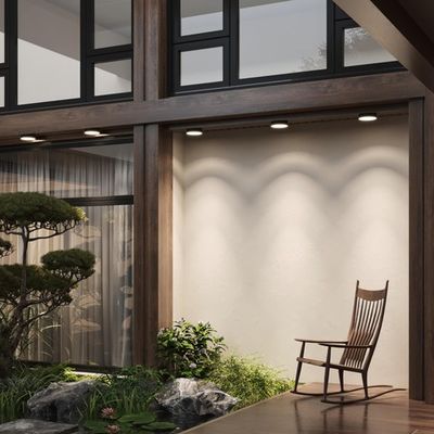 SL9518.402.01 Светильник уличный потолочный ST-Luce черный/белый LED 1*20W 3000K/4000K/5000K